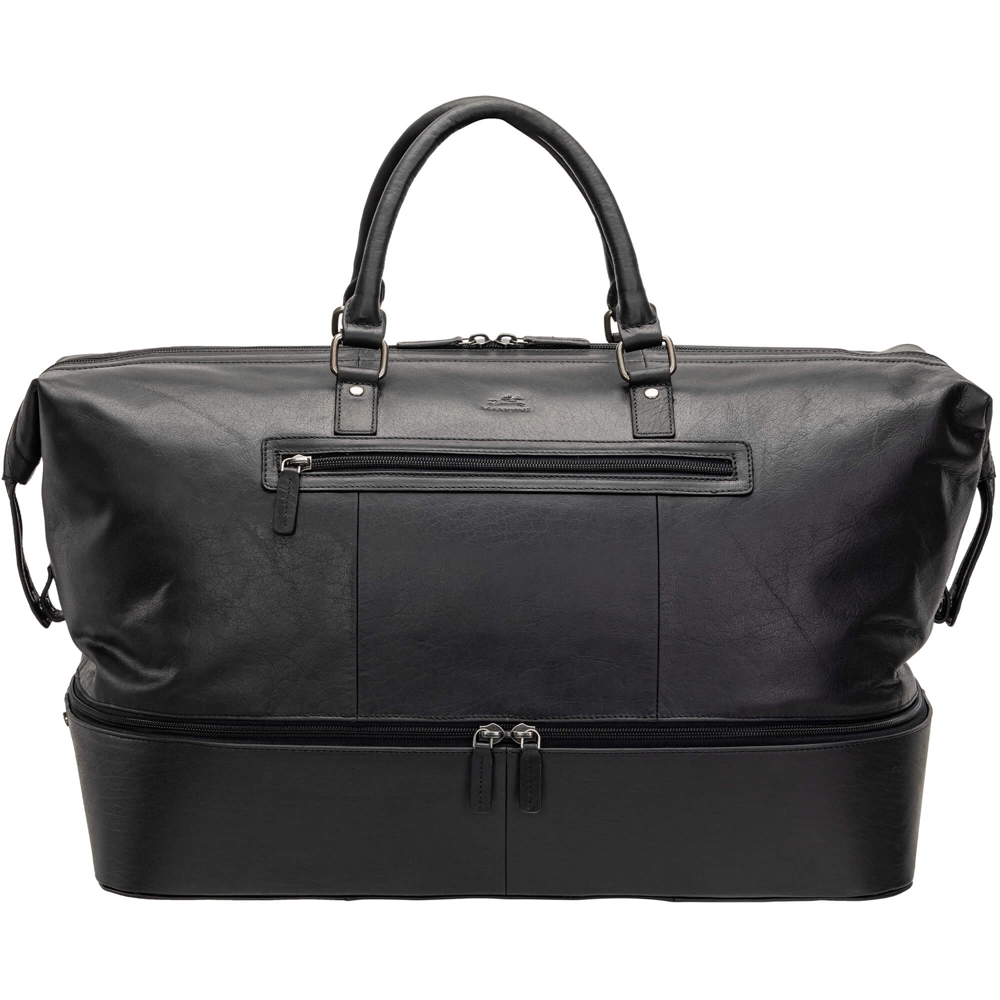 Mancini Buffalo Double Compartment Duffle Bag