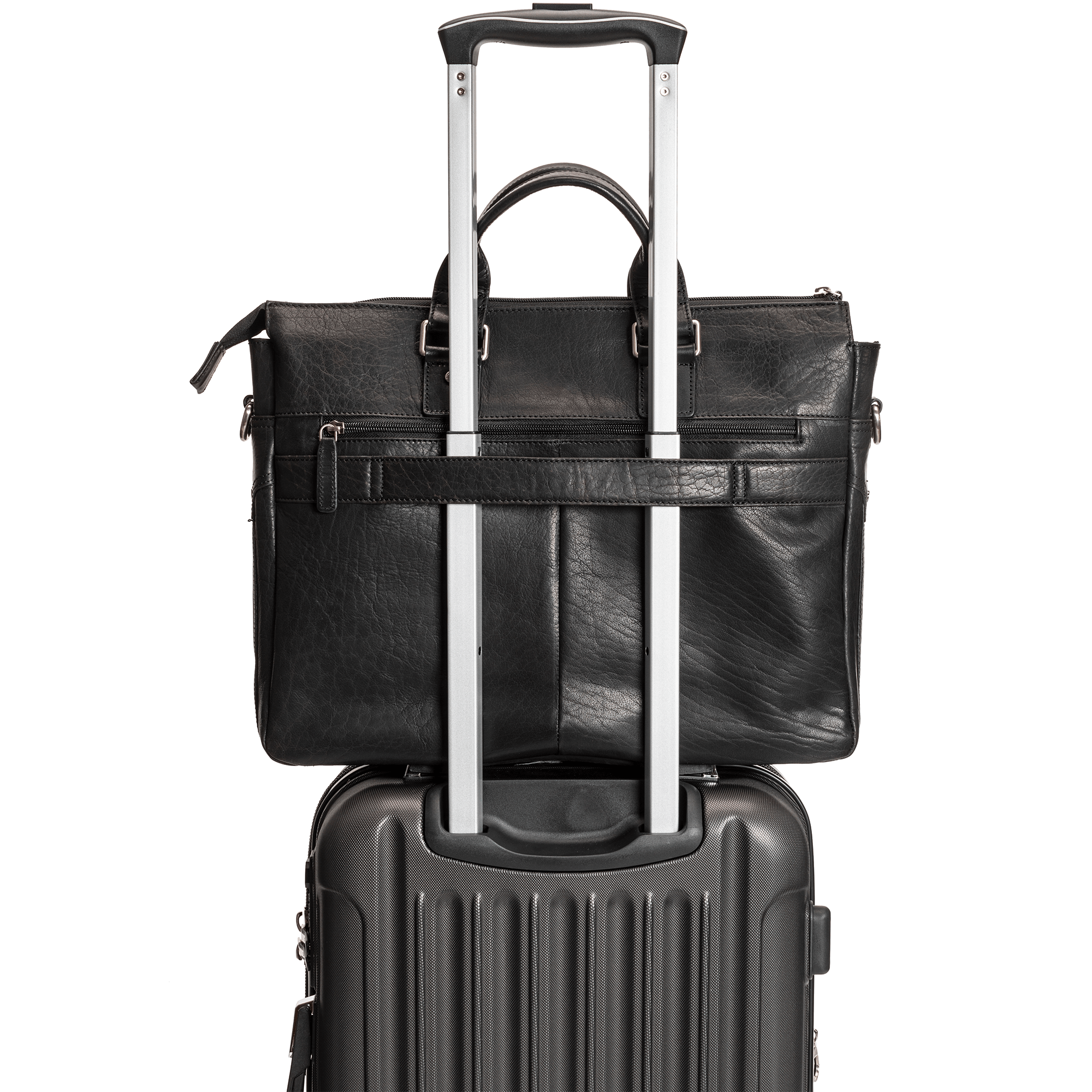 SAC CABAS MANCINI EN CUIR DE BUFFLE (Édition années 2000) 5