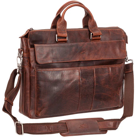 SAC CABAS MANCINI EN CUIR DE BUFFLE (Édition années 2000) 7