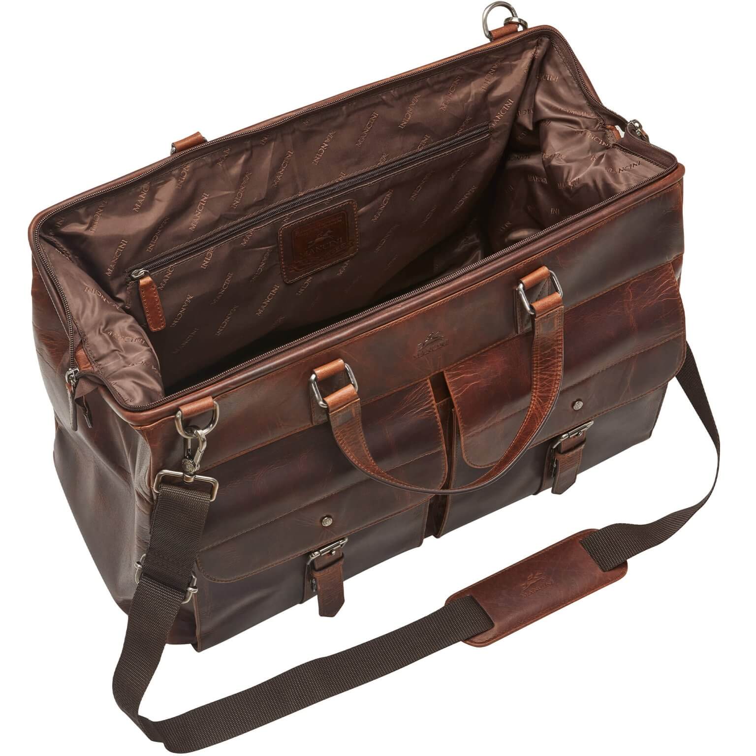 Mancini Buffalo Dowel Rod Duffle Bag