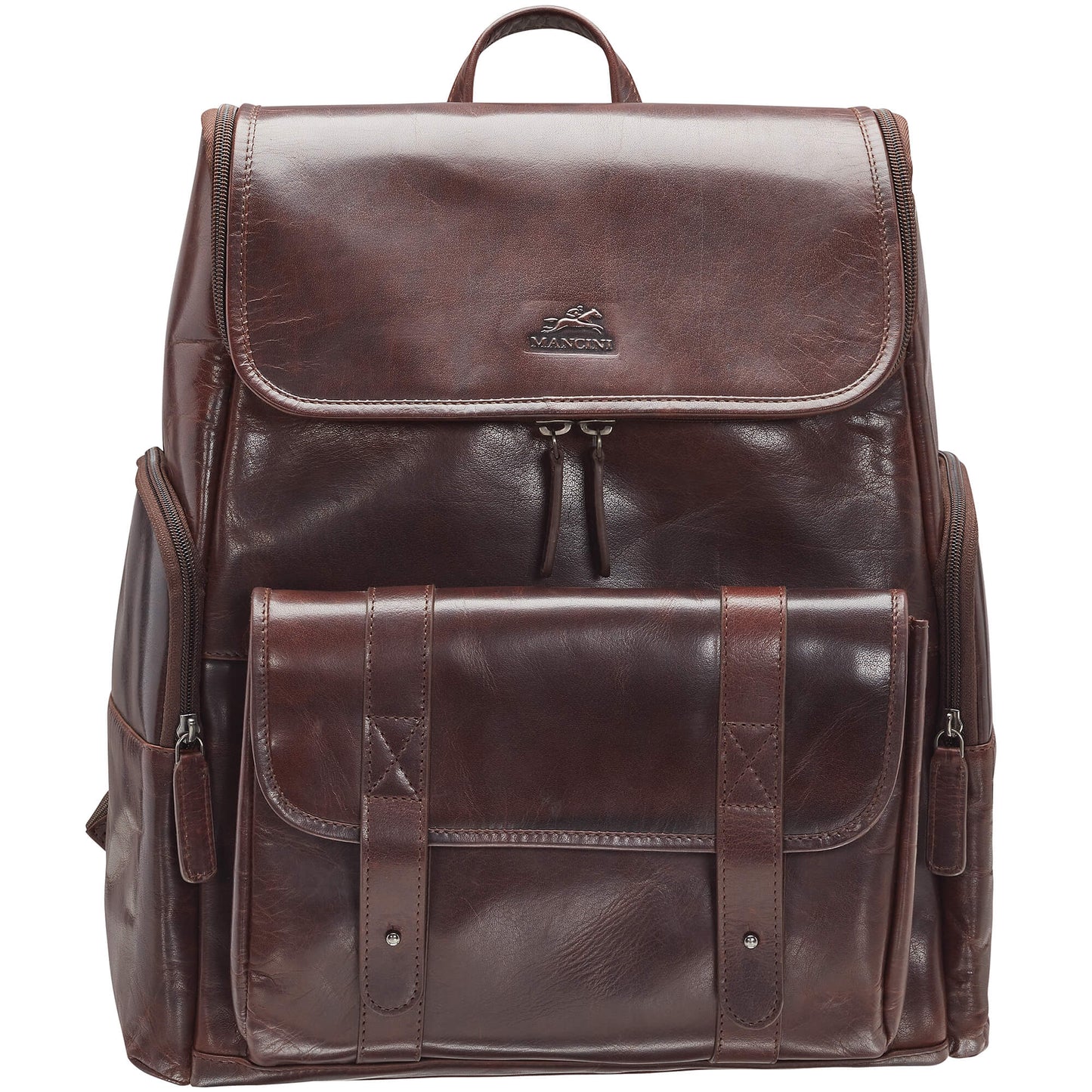 MANCINI LEATHER BACKPACK BUFFALO COLLECTION Backpacks.