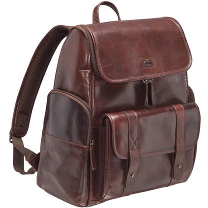 MANCINI LEATHER BACKPACK BUFFALO COLLECTION Backpacks.