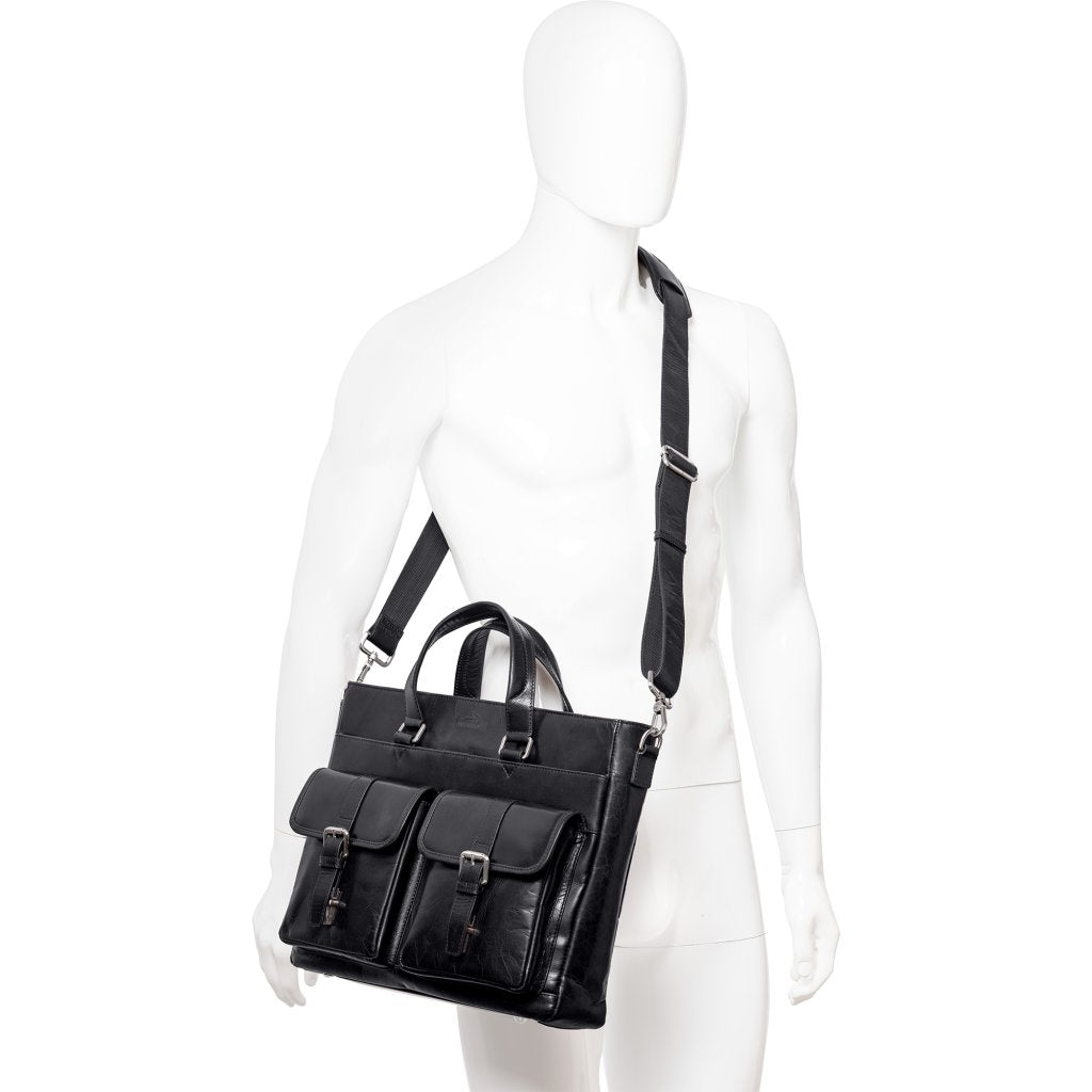 MANCINI BUFFALO LEATHER TOTE (70s Edition)