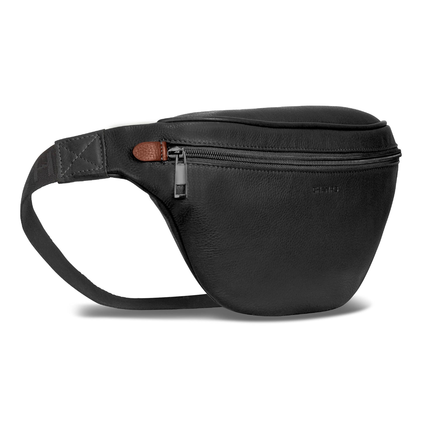 ONYX / LEATHER WAIST-PACK