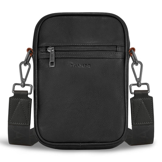 ONYX / LEATHER VERTICAL CROSSBODY BAG