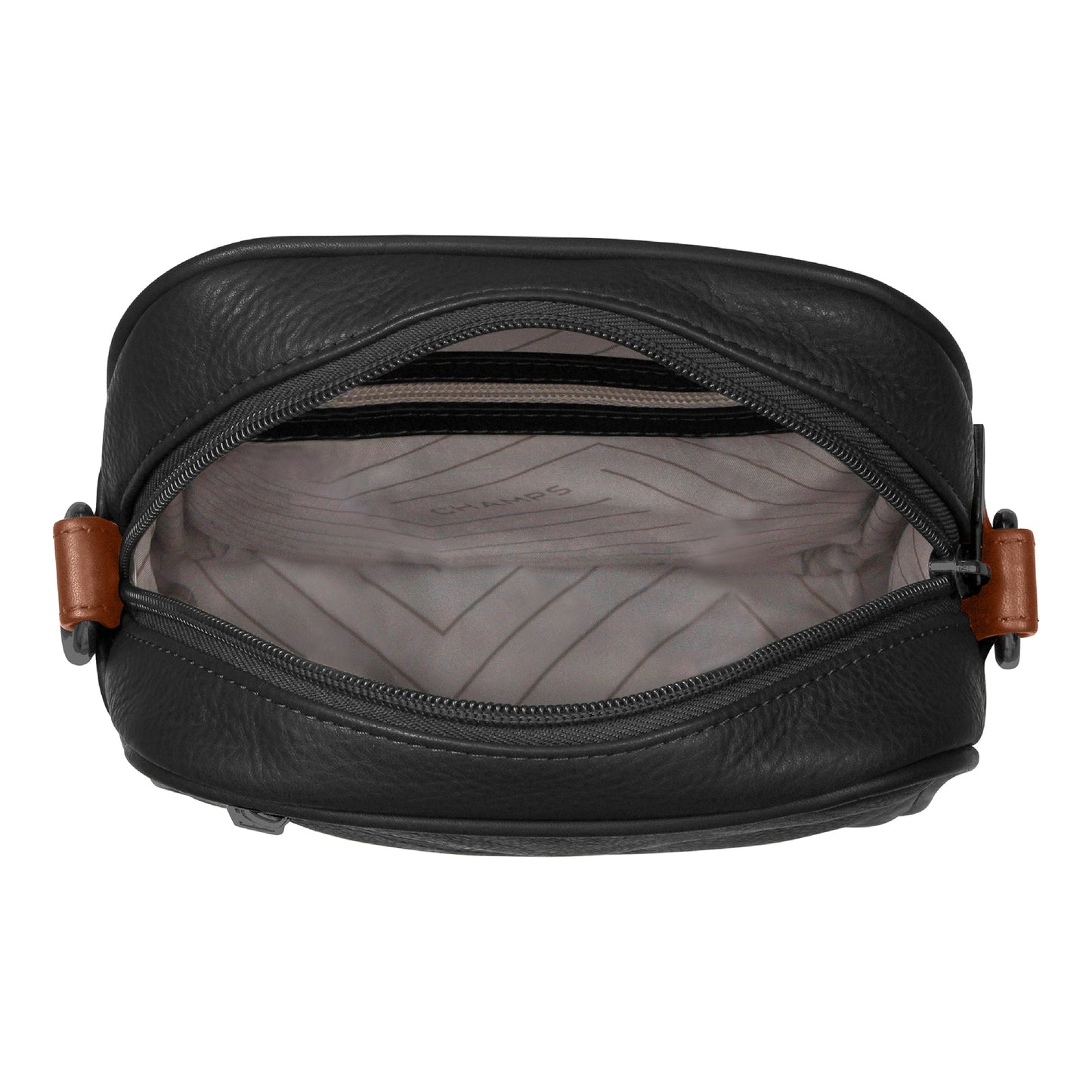 ONYX / LEATHER VERTICAL CROSSBODY BAG