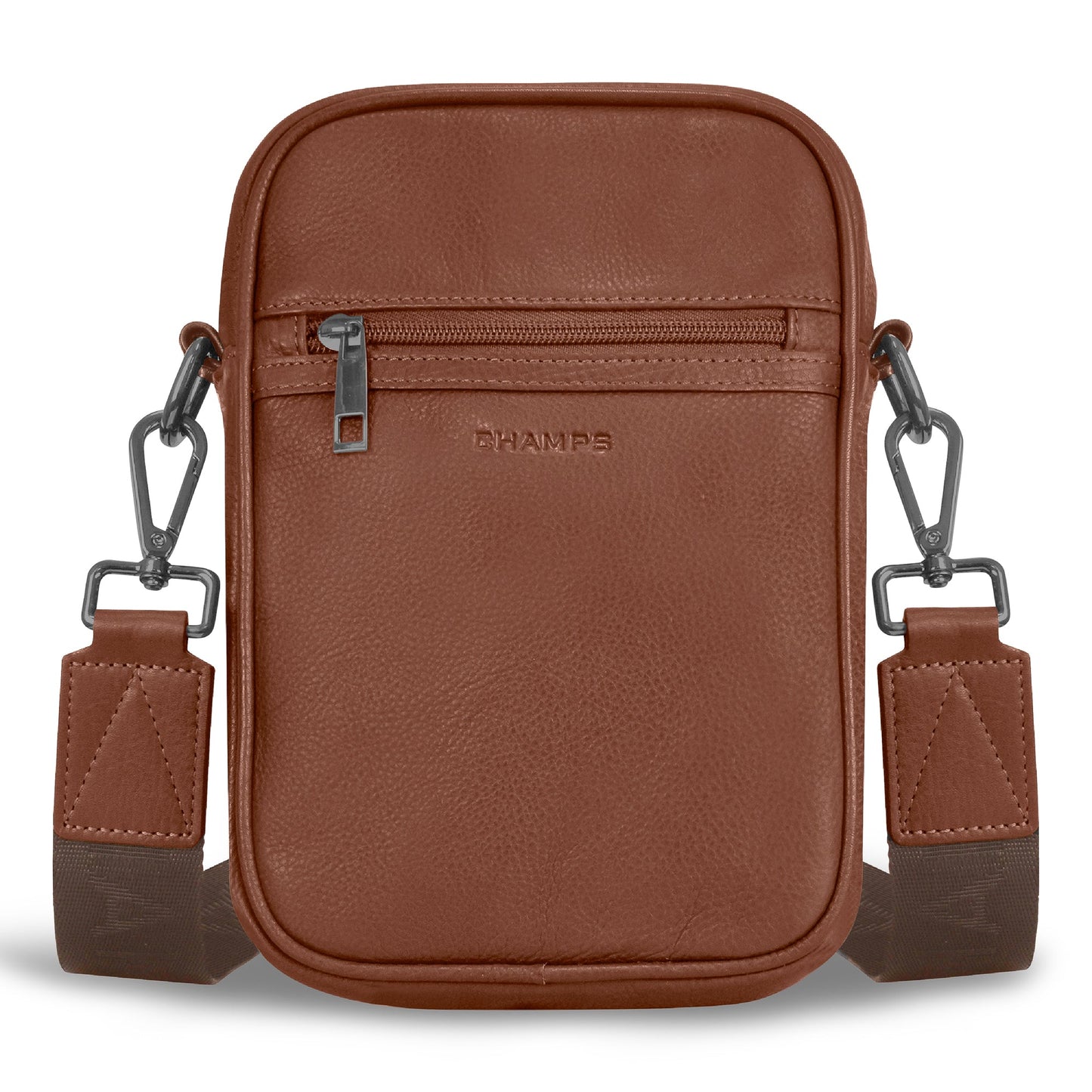 ONYX / LEATHER VERTICAL CROSSBODY BAG