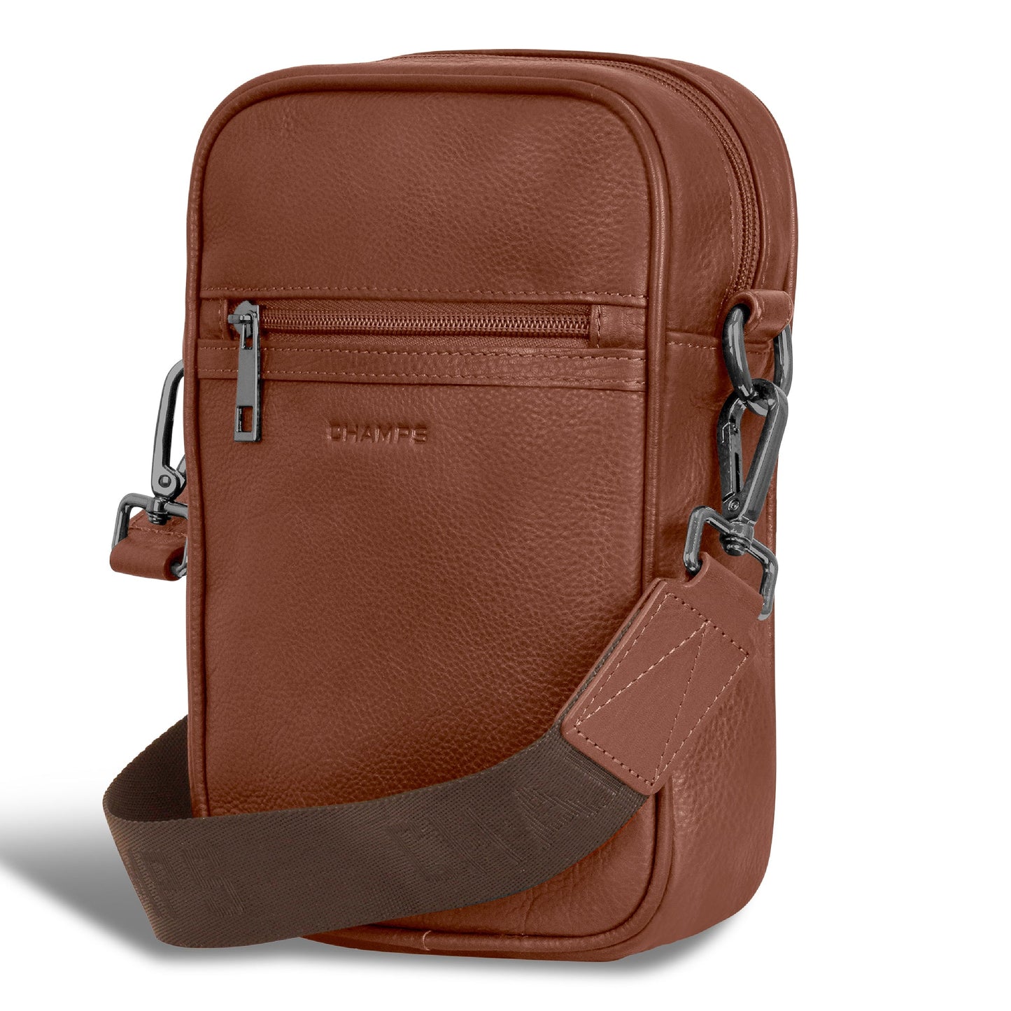 ONYX / LEATHER VERTICAL CROSSBODY BAG