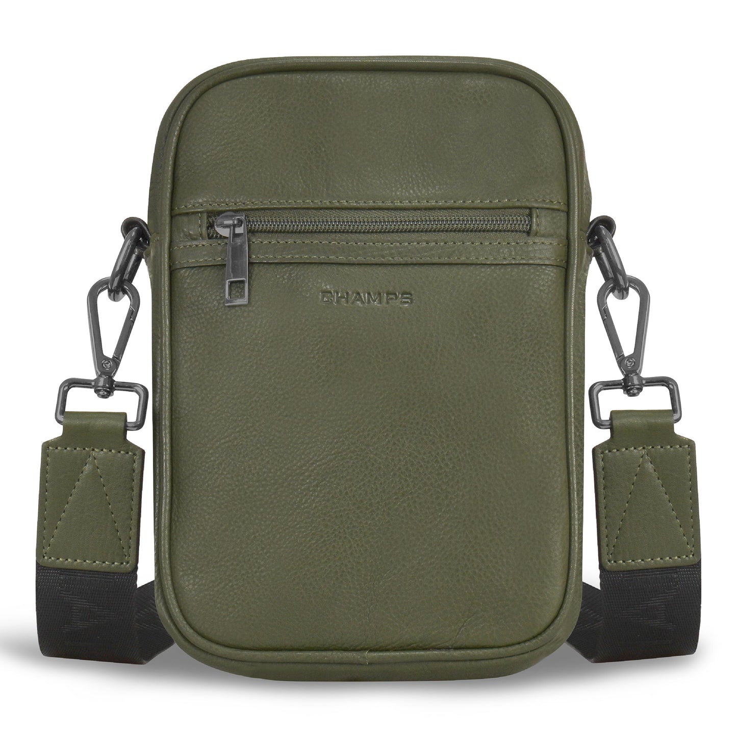 ONYX / LEATHER VERTICAL CROSSBODY BAG