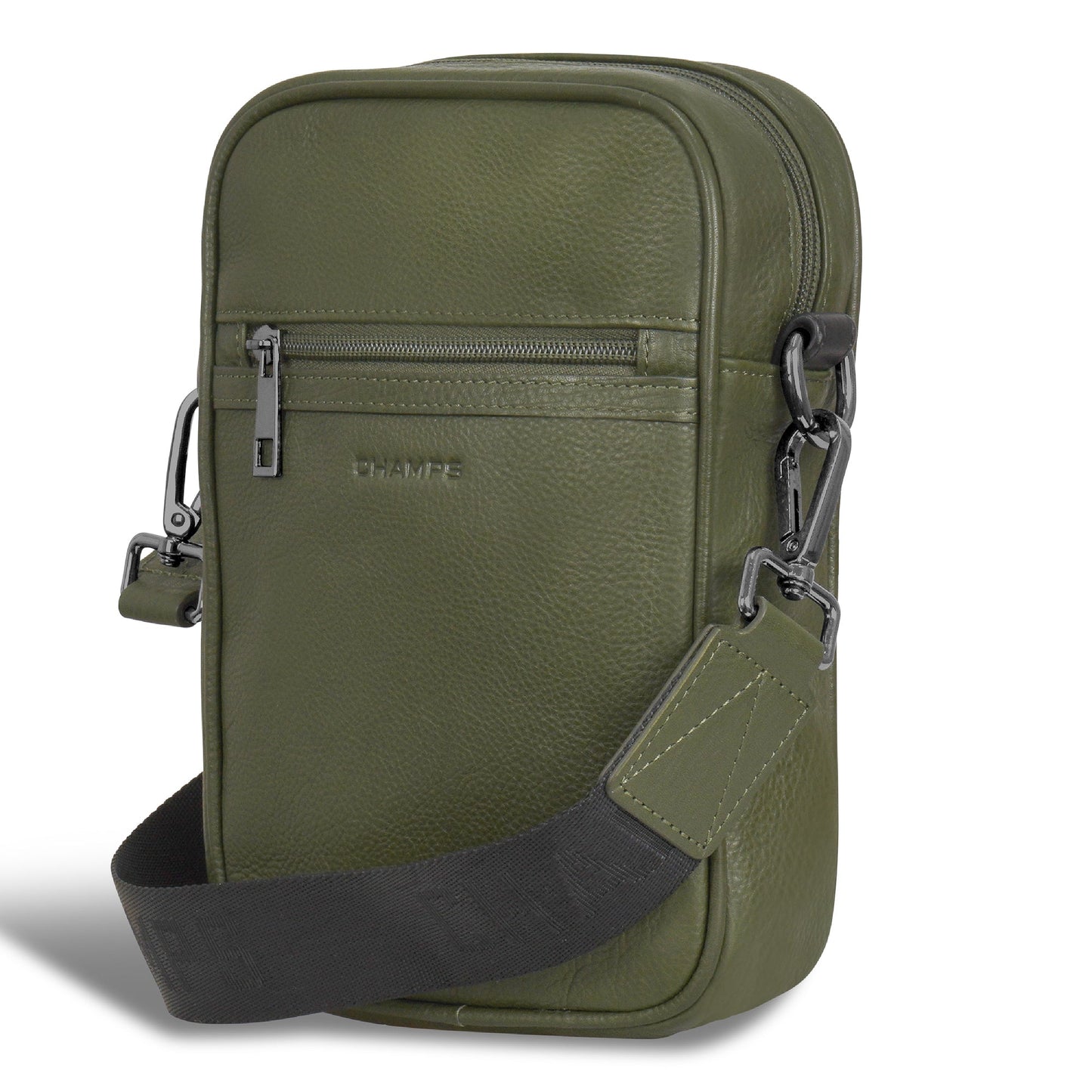 ONYX / LEATHER VERTICAL CROSSBODY BAG