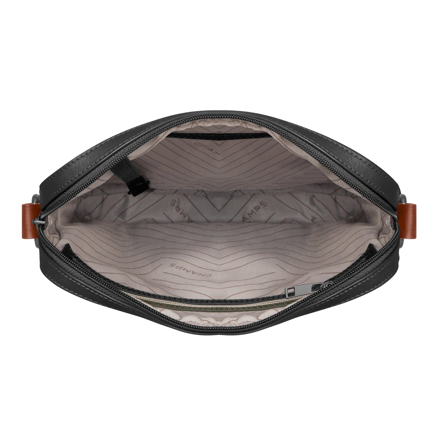 ONYX / LEATHER CROSSBODY BAG
