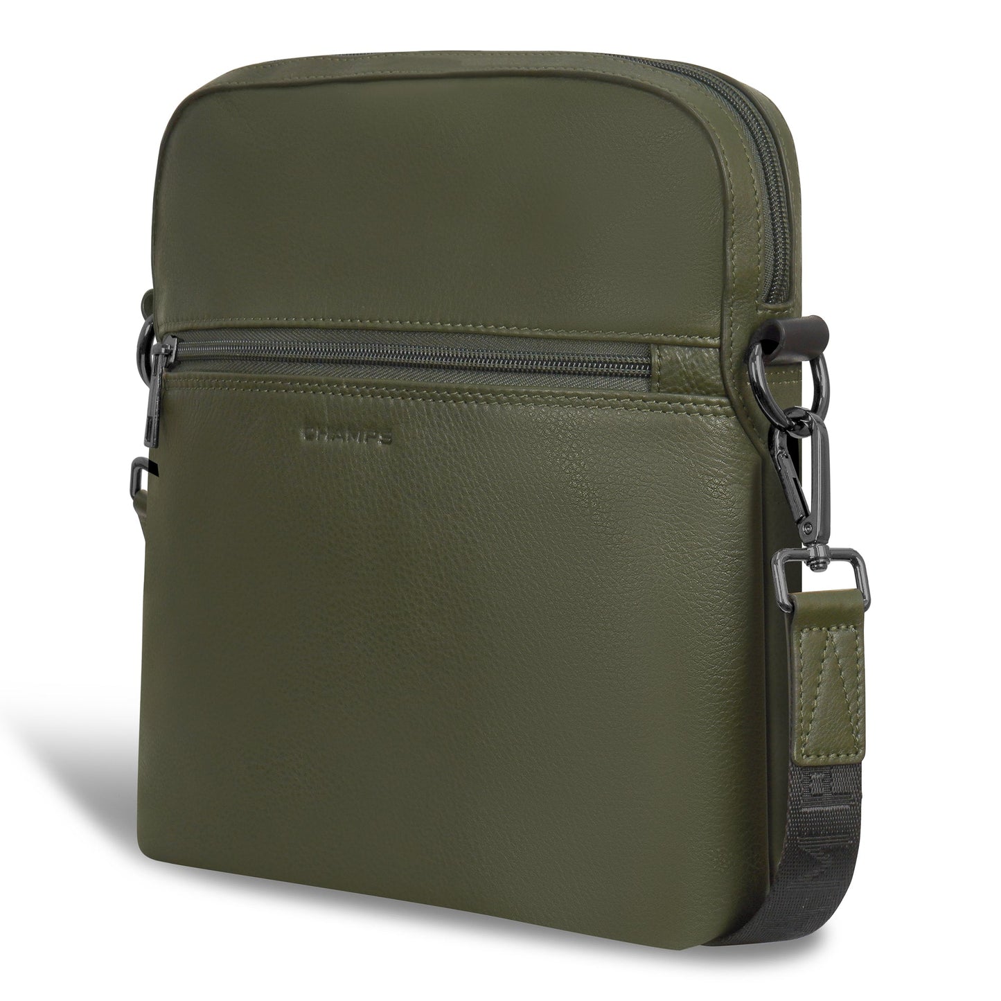ONYX / LEATHER CROSSBODY BAG