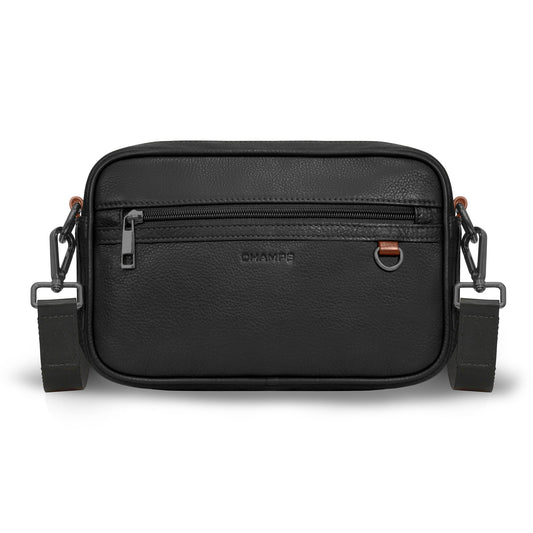 ONYX / LEATHER CAMERA BAG