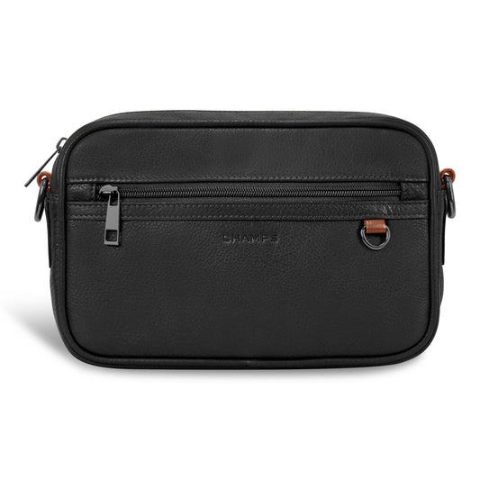 ONYX / LEATHER CAMERA BAG