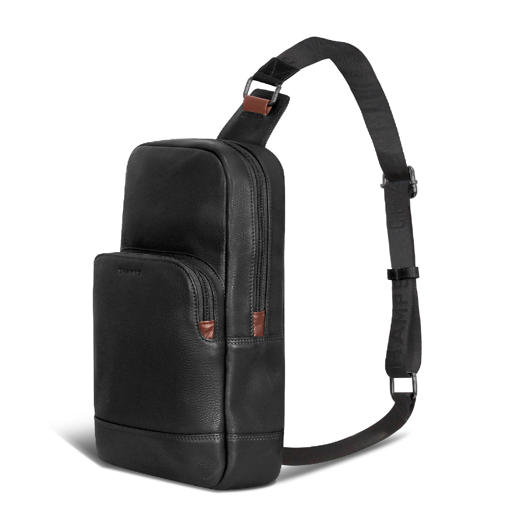 Onyx / Leather Sling Bag 3