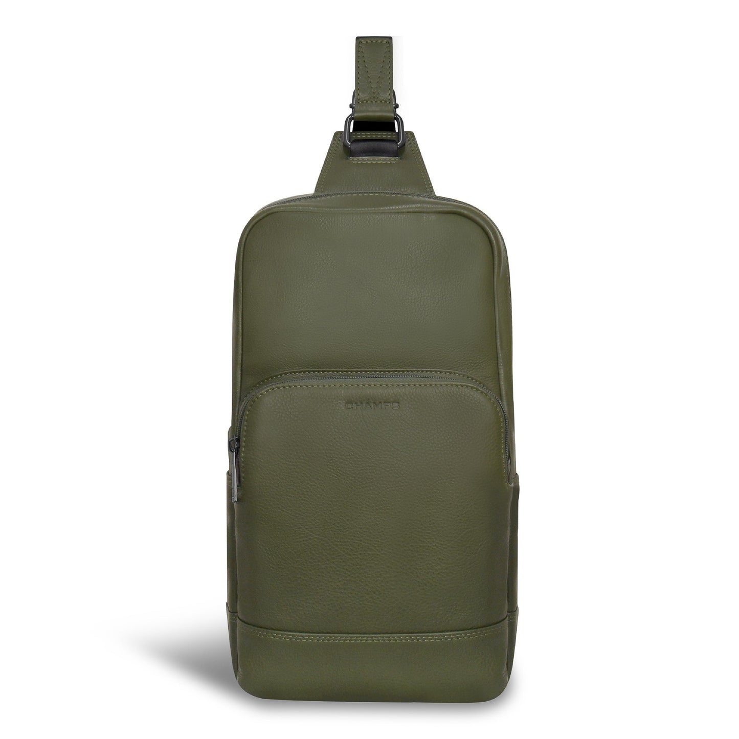 ONYX / LEATHER SLING BAG
