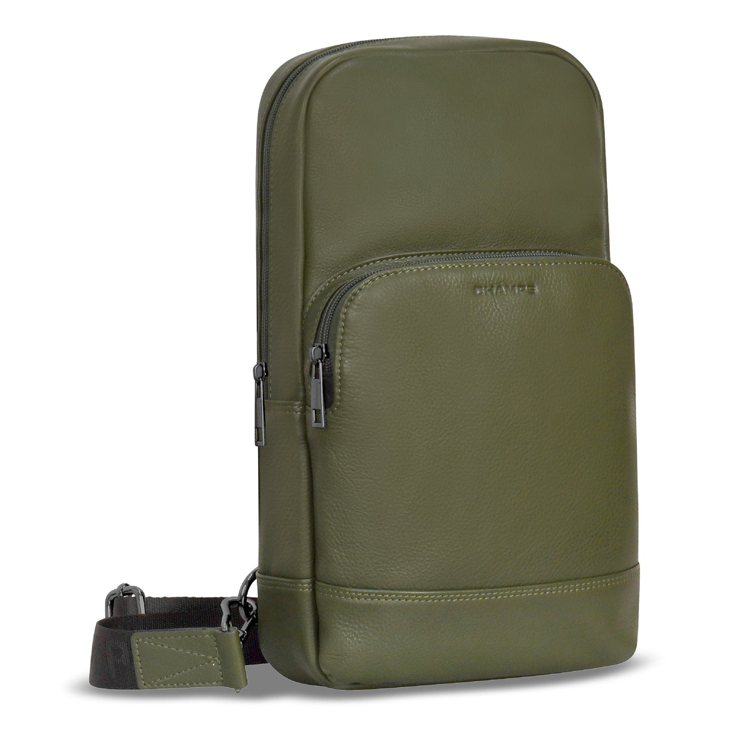 ONYX / LEATHER SLING BAG