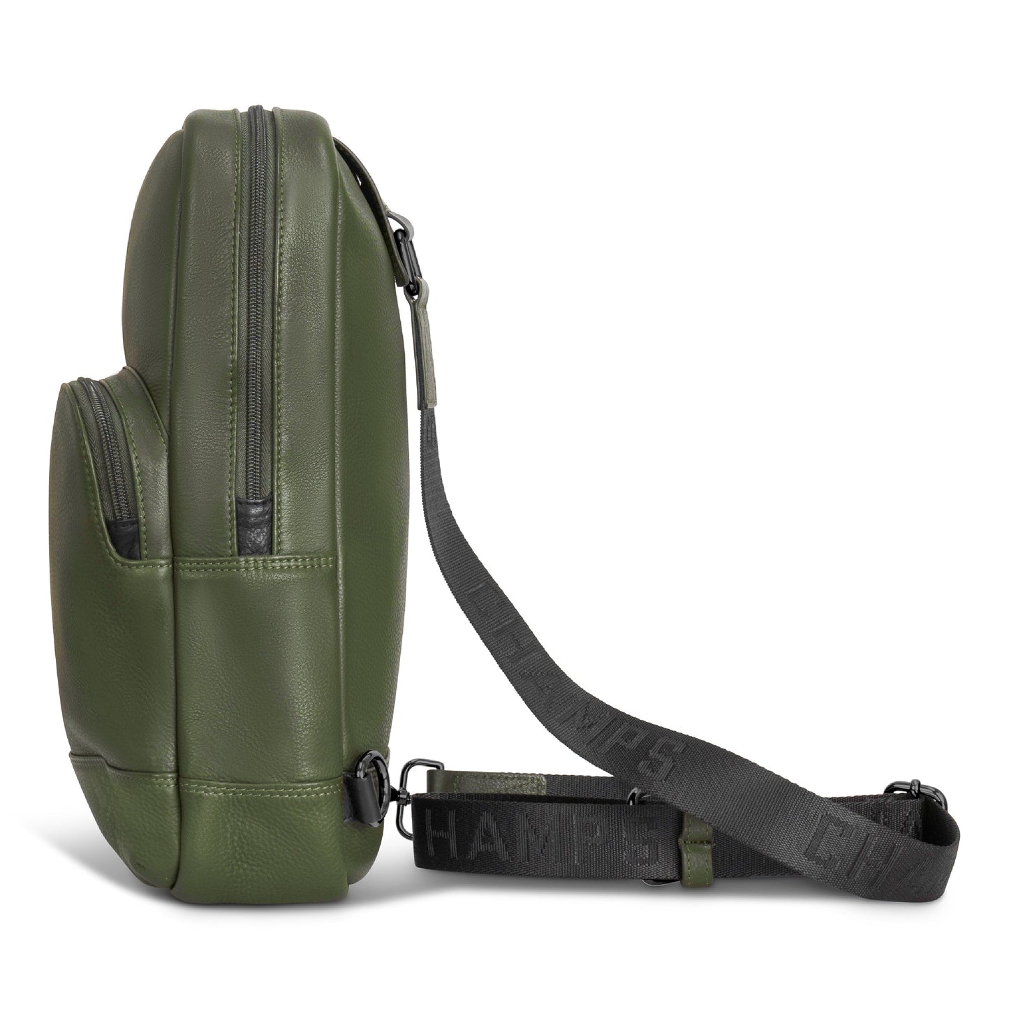 ONYX / LEATHER SLING BAG
