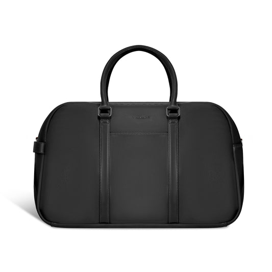 ONYX / LEATHER DUFFLE BAG