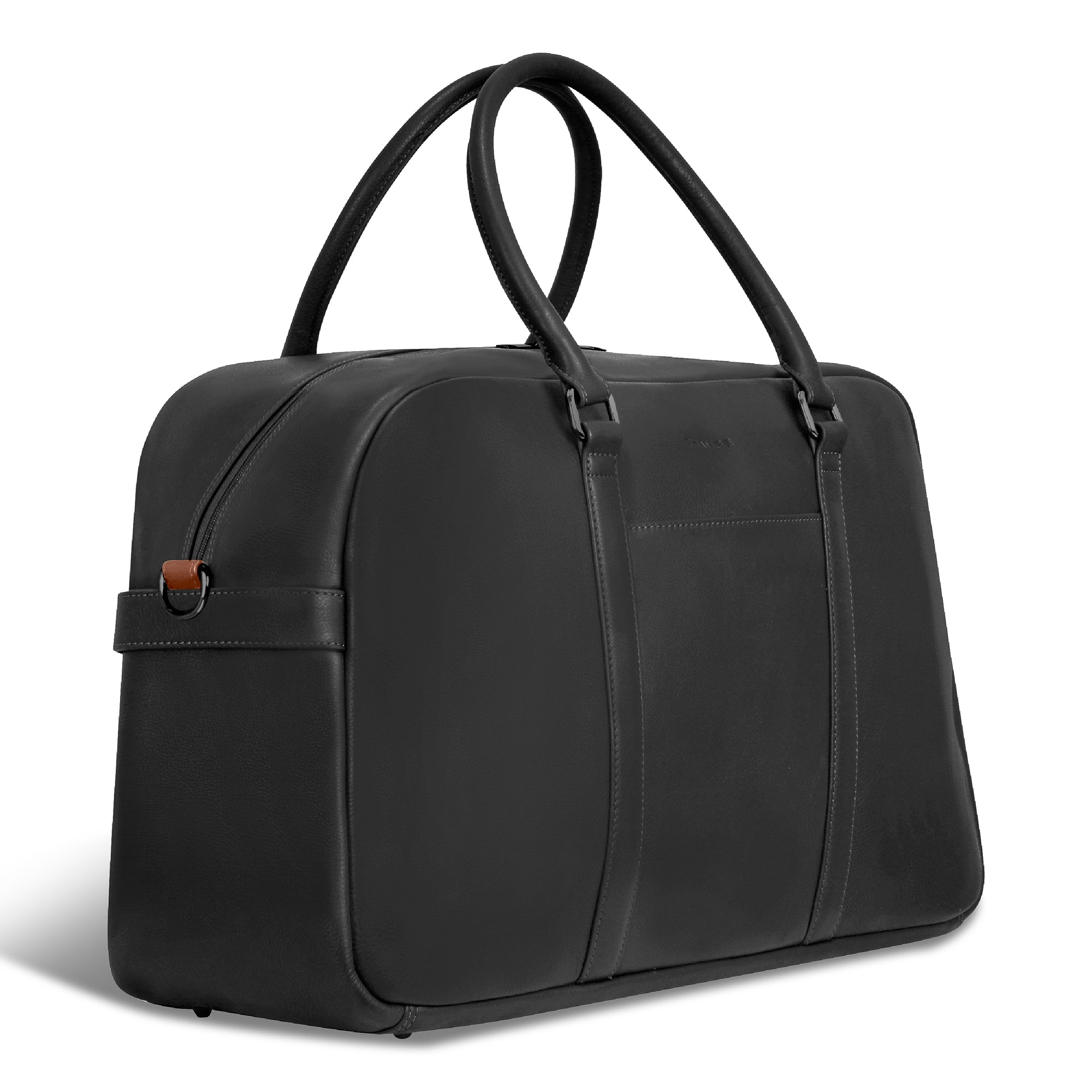 Onyx / Leather Duffle Bag 5
