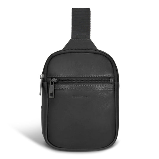 ONYX / LEATHER HOLSTER CROSSBODY BAG