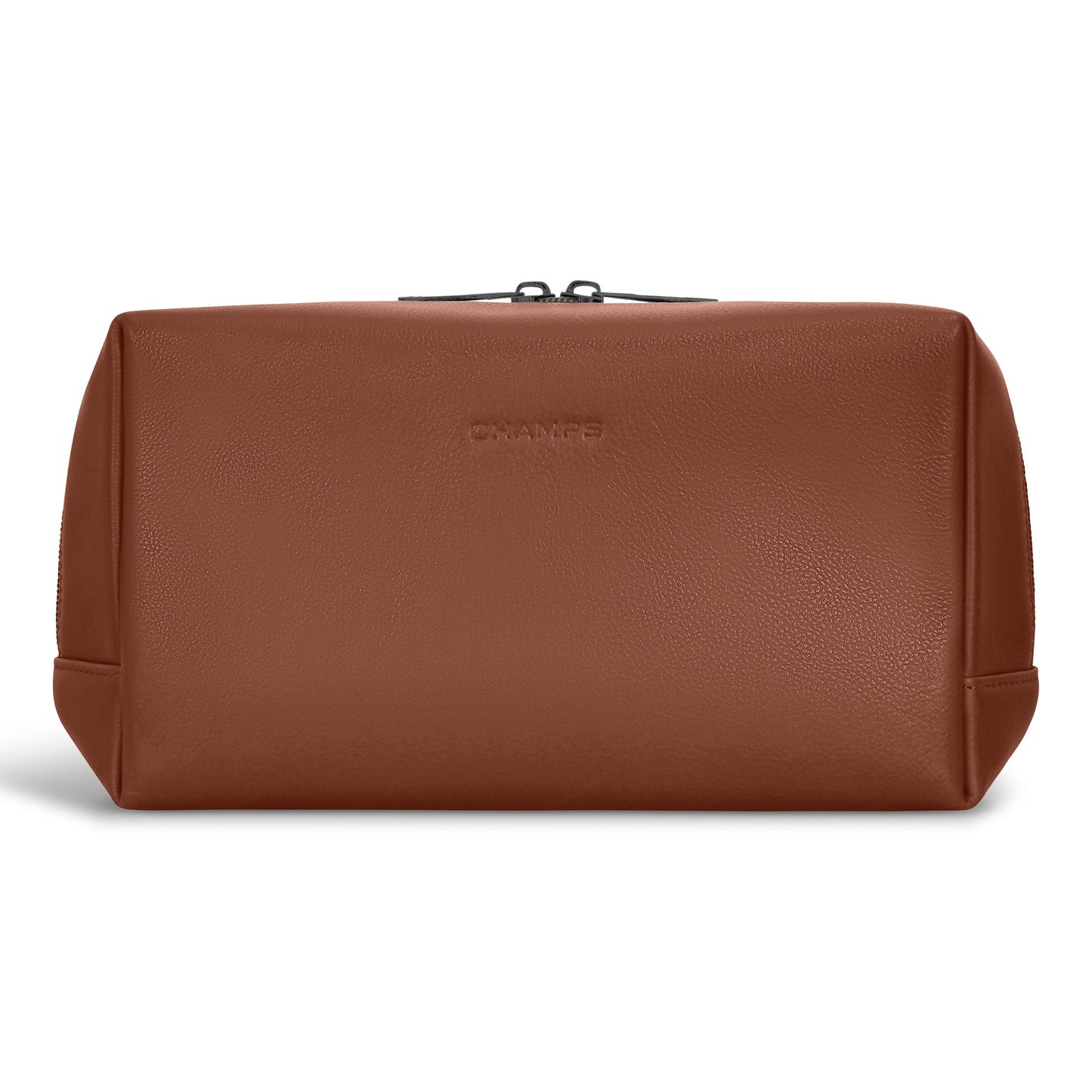 ONYX / LEATHER TOILETRY BAG