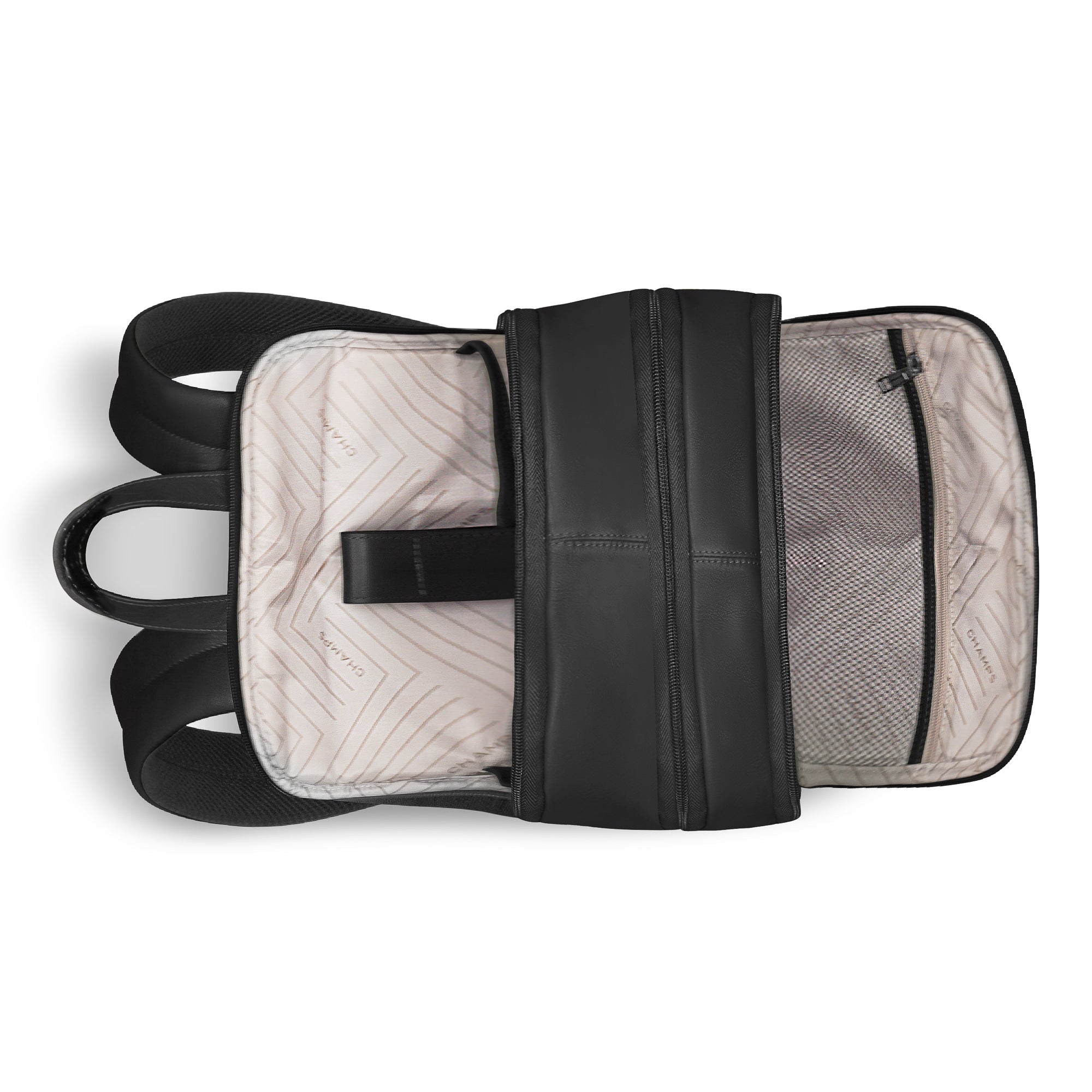 Onyx / Leather Classic Backpack 7