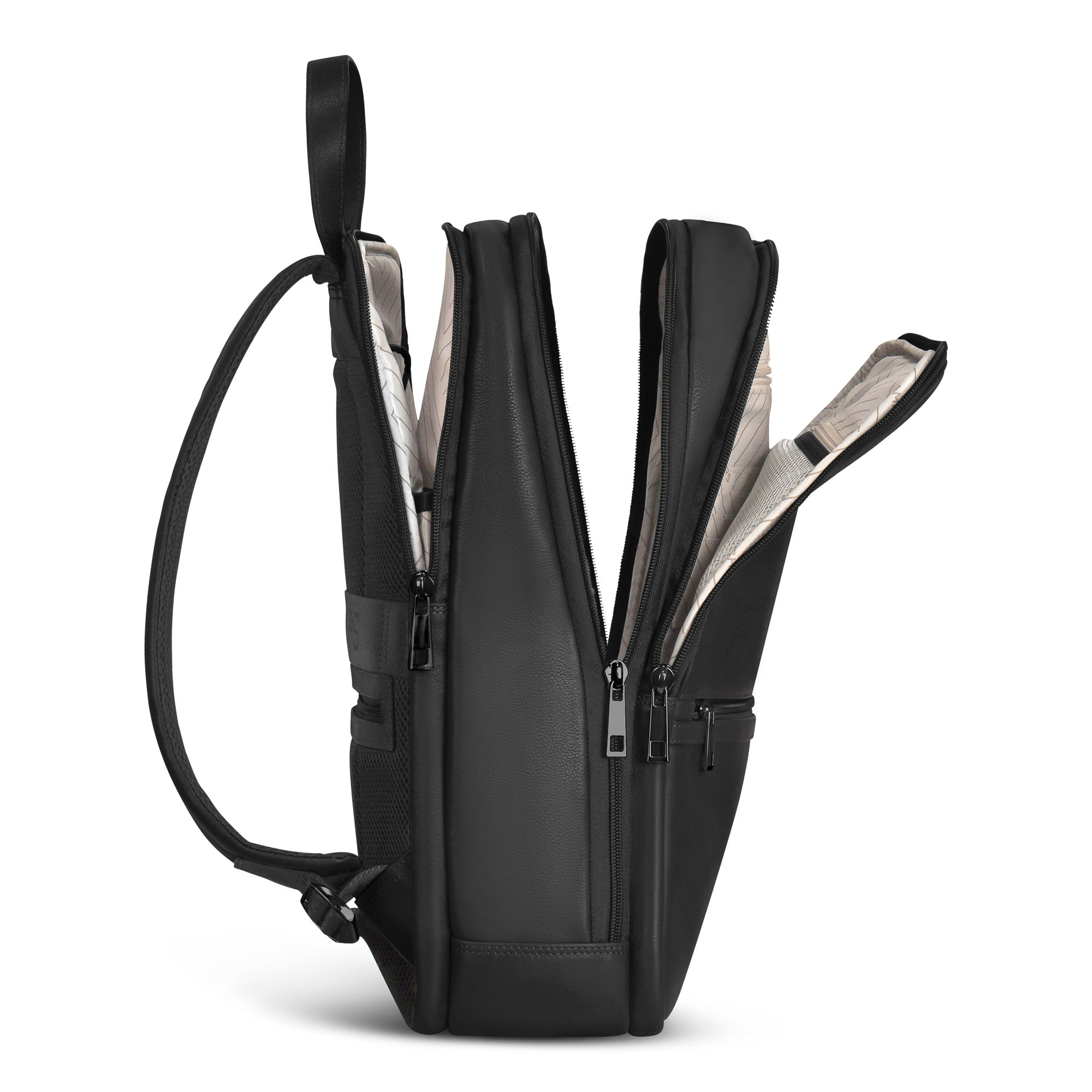 Onyx / Leather Classic Backpack 9