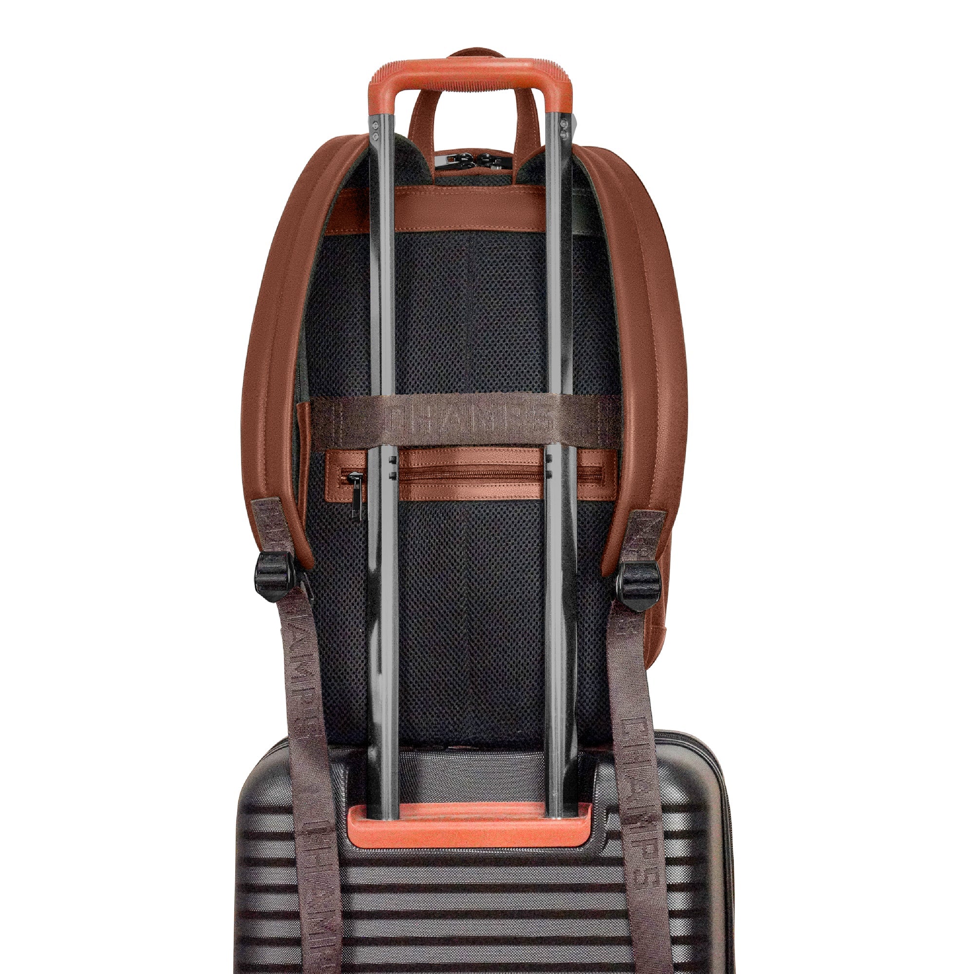 Onyx / Leather Classic Backpack 17