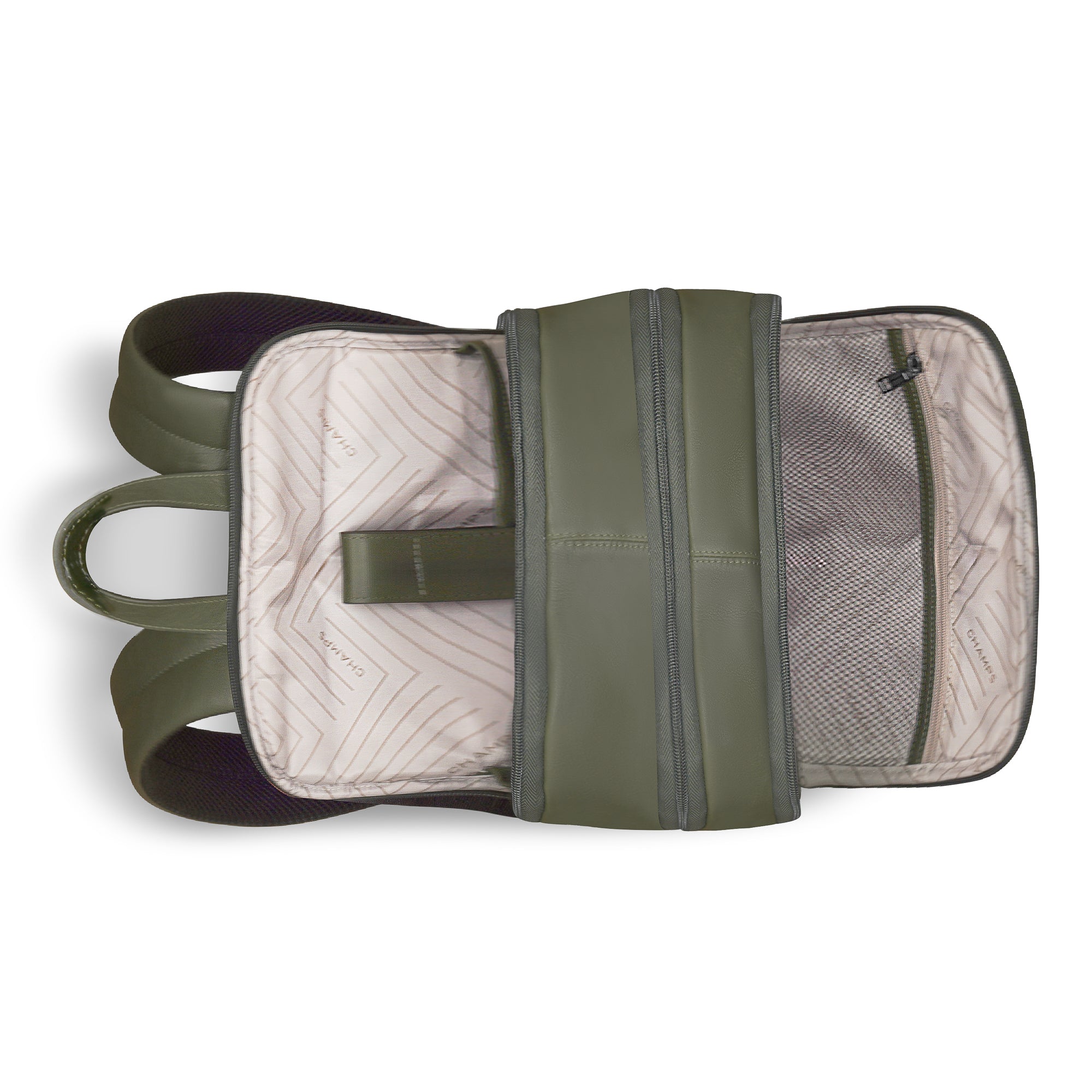 Onyx / Leather Classic Backpack 25