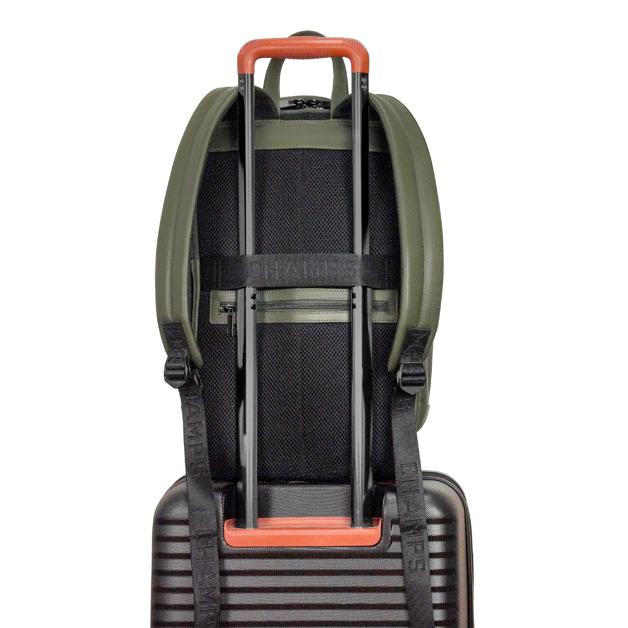 Onyx / Leather Classic Backpack 26