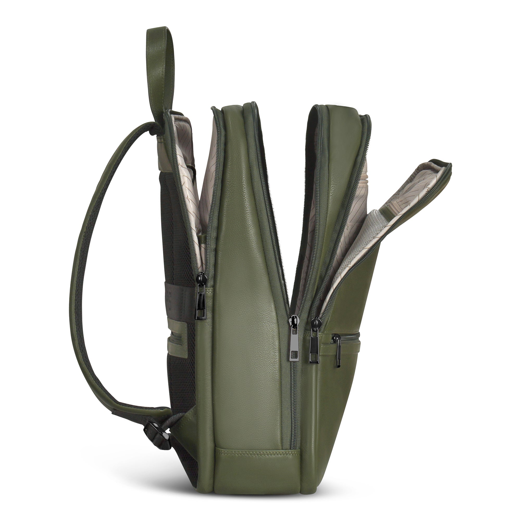 Onyx / Leather Classic Backpack 27