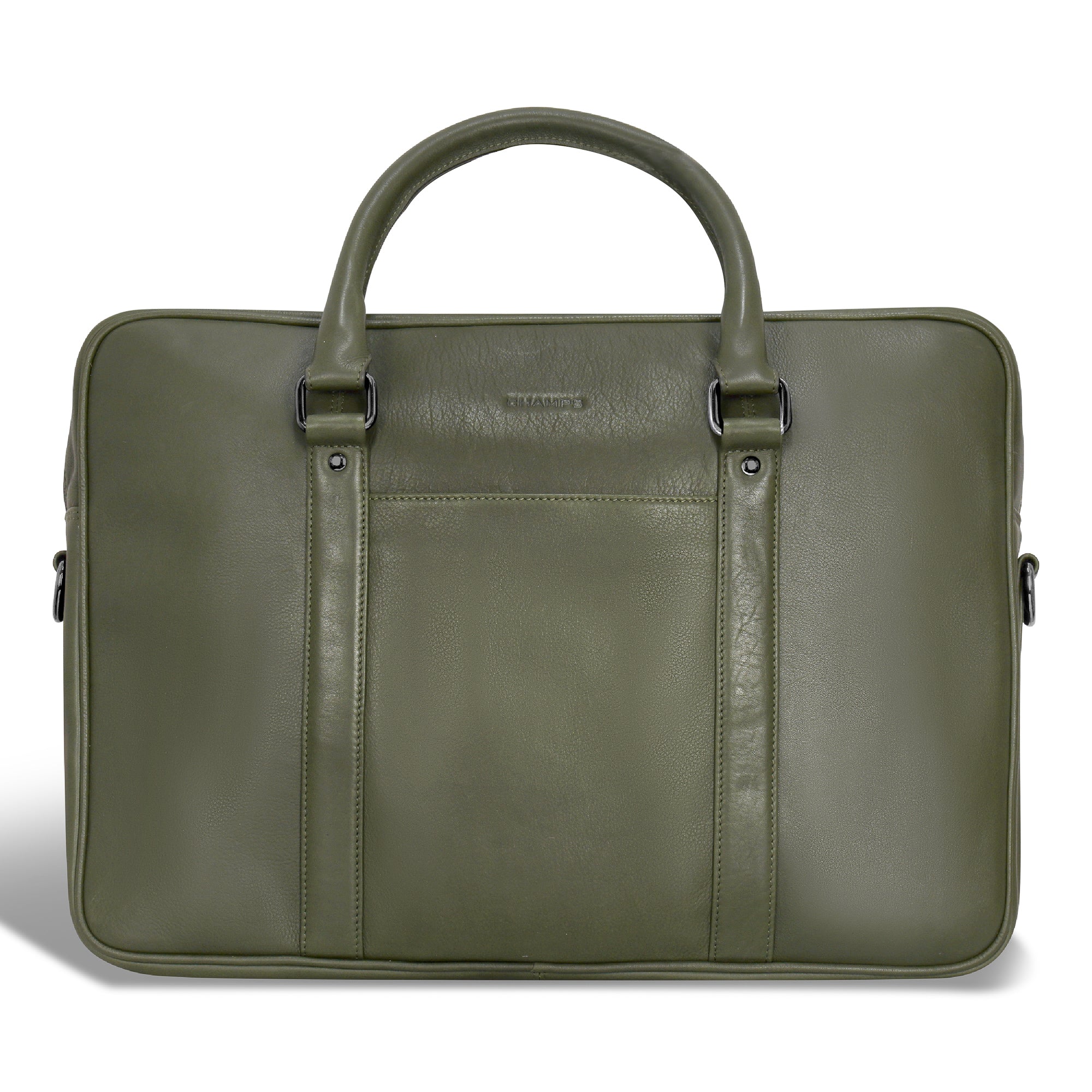 Onyx / Slim Leather Briefcase 17