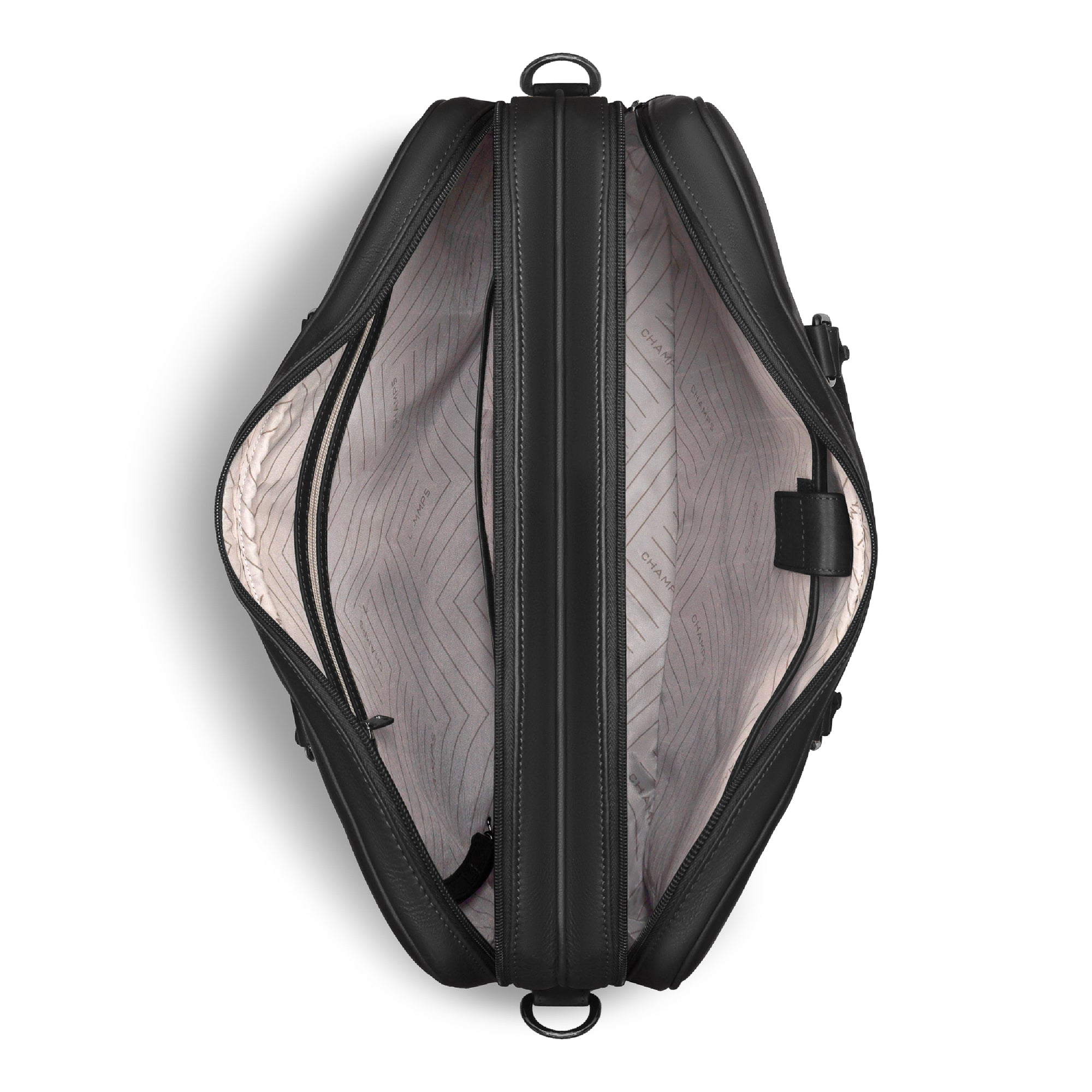 Onyx / Leather Briefcase 6