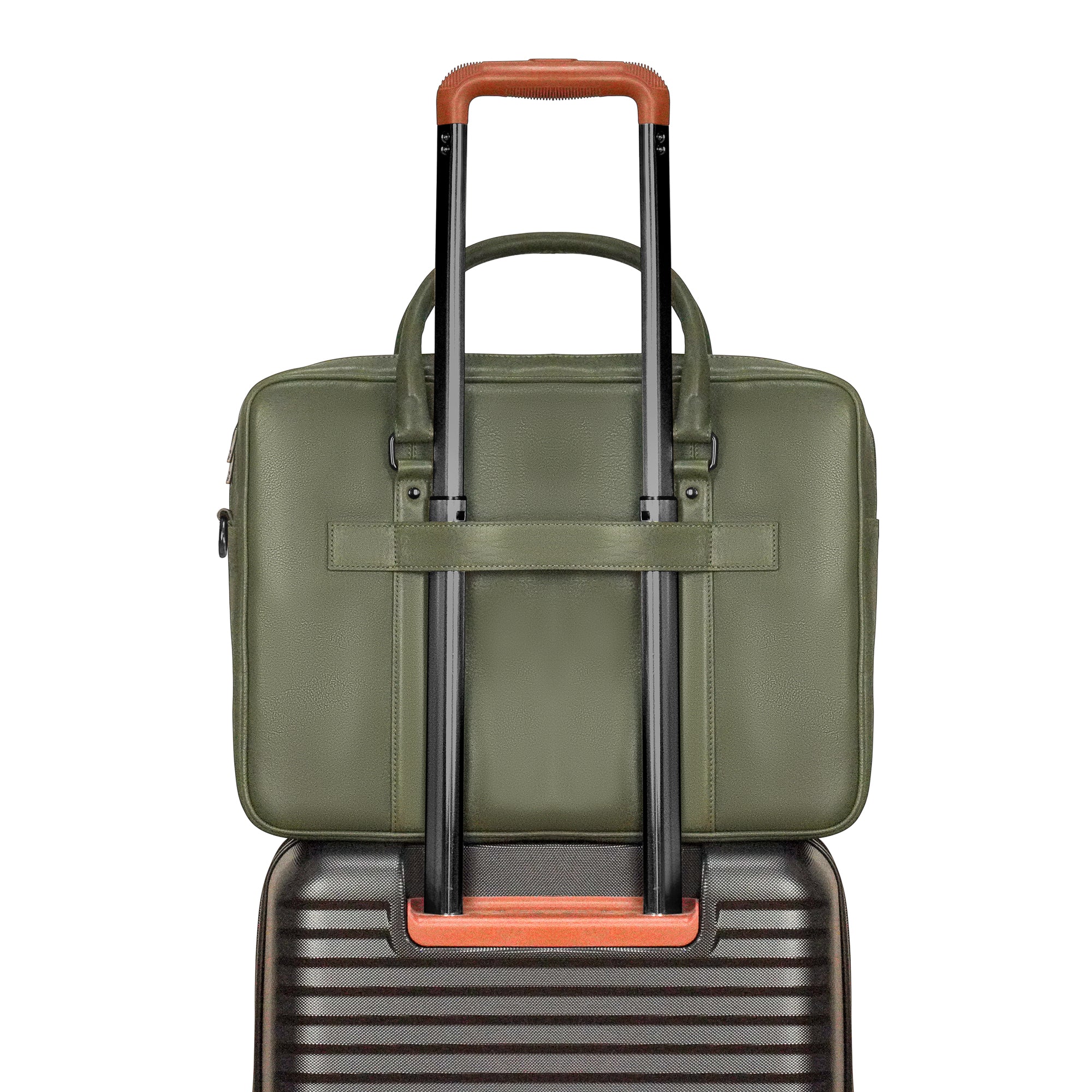 Onyx / Leather Briefcase 23