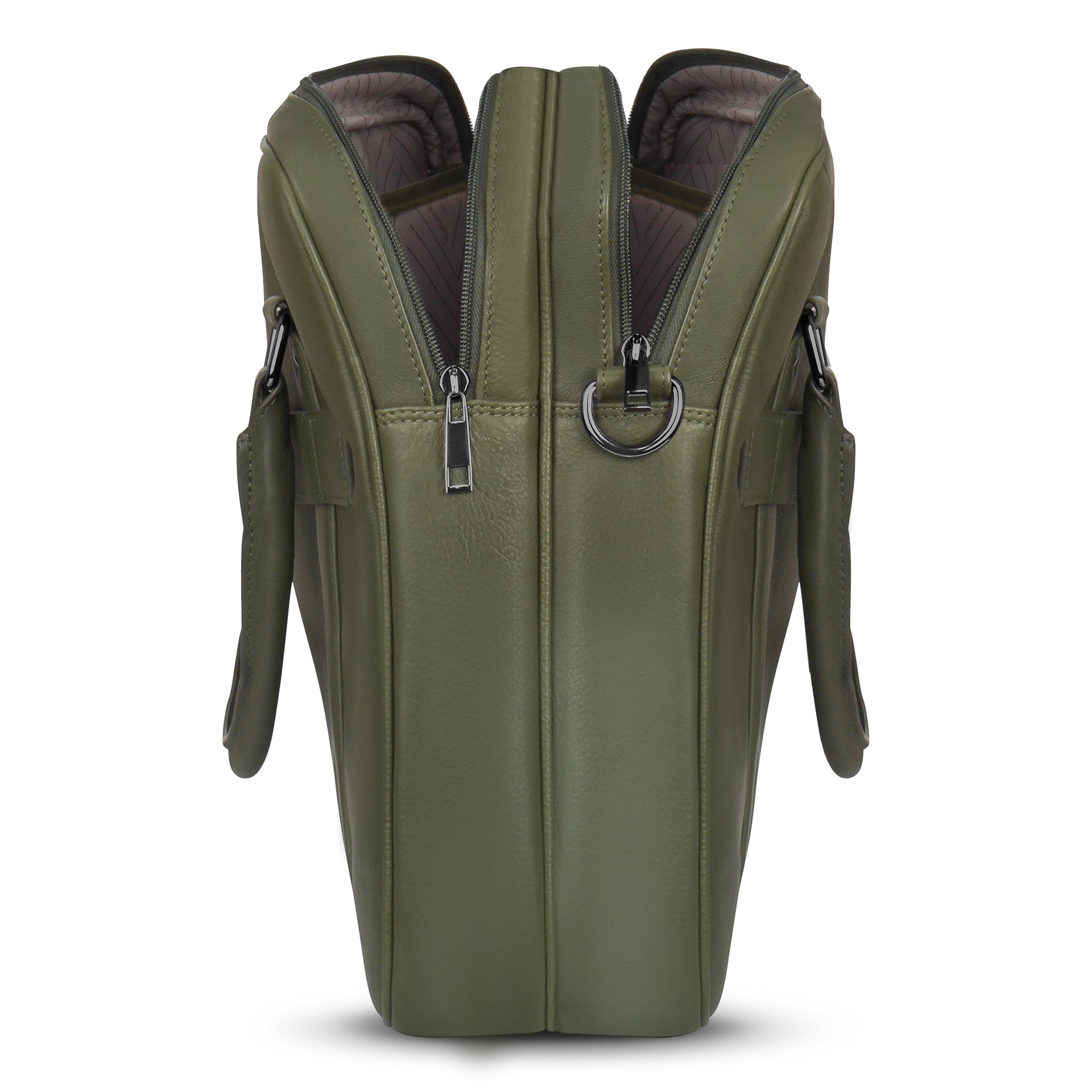 Onyx / Leather Briefcase 24