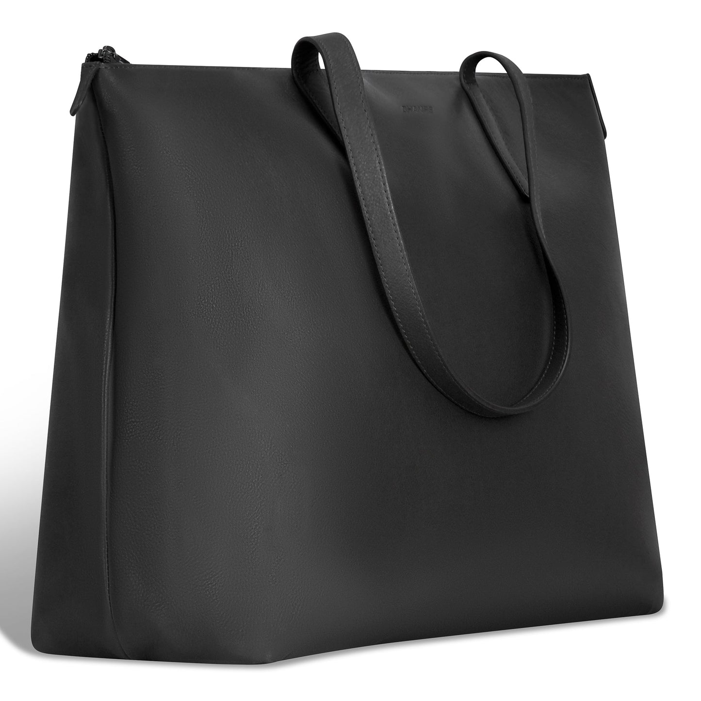 ONYX / LEATHER BUSINESS TOTE