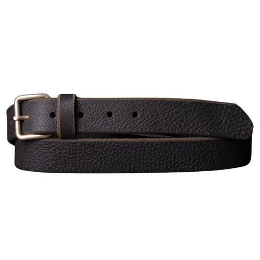 KYOMI-BLACK 100% PREMIUM LEATHER BELT - Made In Canada