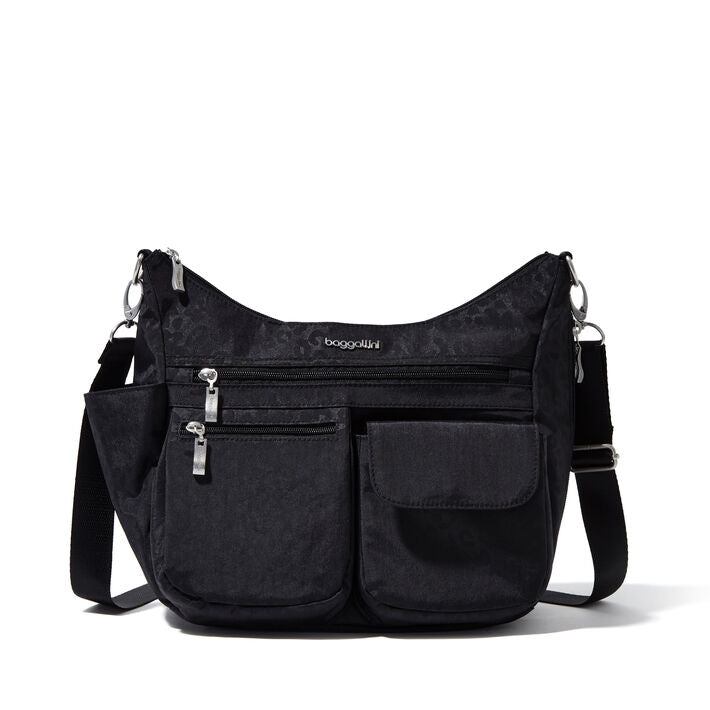 BAGGALLINI MODERN EVERYWHERE BAG | BLACK CHEETAH
