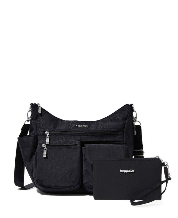 BAGGALLINI MODERN EVERYWHERE BAG | BLACK CHEETAH