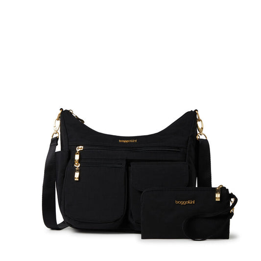 BAGGALLINI MODERN EVERYWHERE BAG | BLACK & GOLD