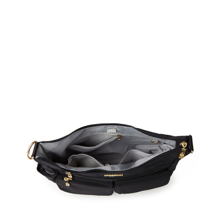 BAGGALLINI MODERN EVERYWHERE BAG | BLACK & GOLD