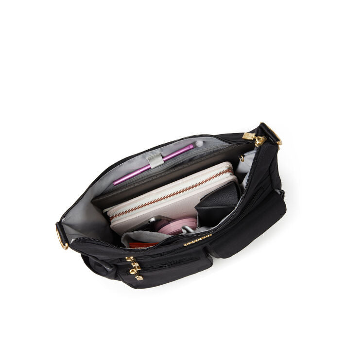 BAGGALLINI MODERN EVERYWHERE BAG | BLACK & GOLD