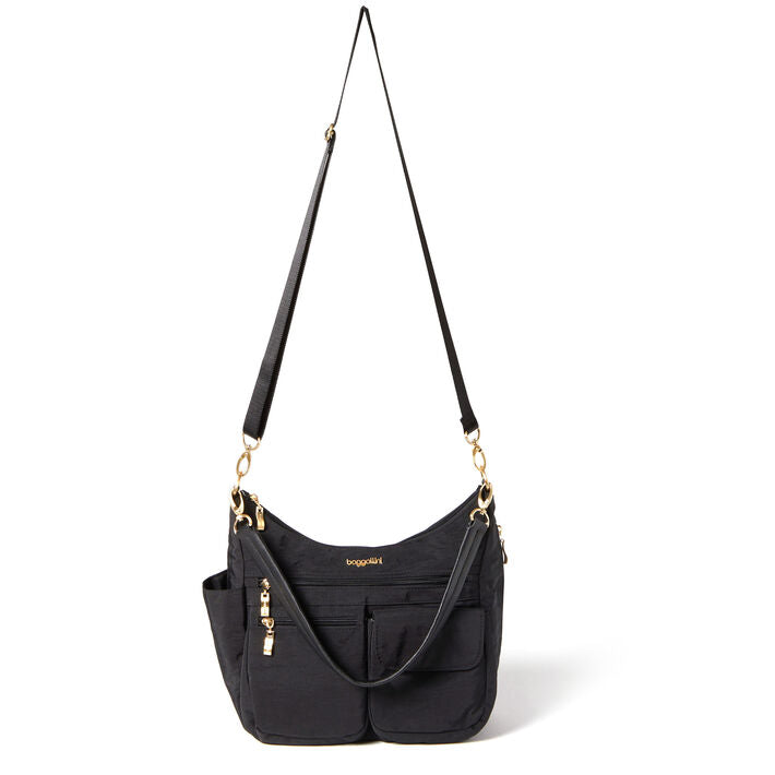 BAGGALLINI MODERN EVERYWHERE BAG | BLACK & GOLD