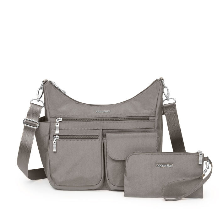 BAGGALLINI MODERN EVERYWHERE BAG | STERLING SHIMMER