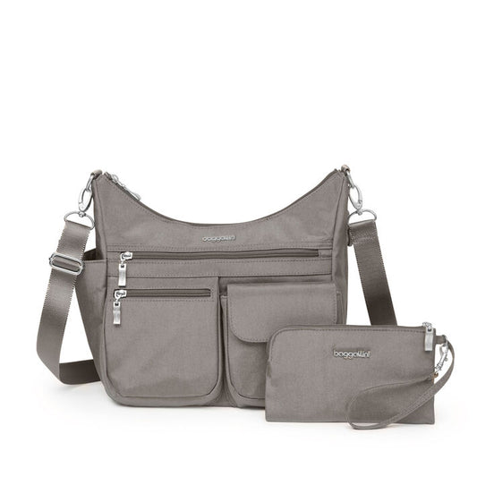 BAGGALLINI MODERN EVERYWHERE BAG | STERLING SHIMMER