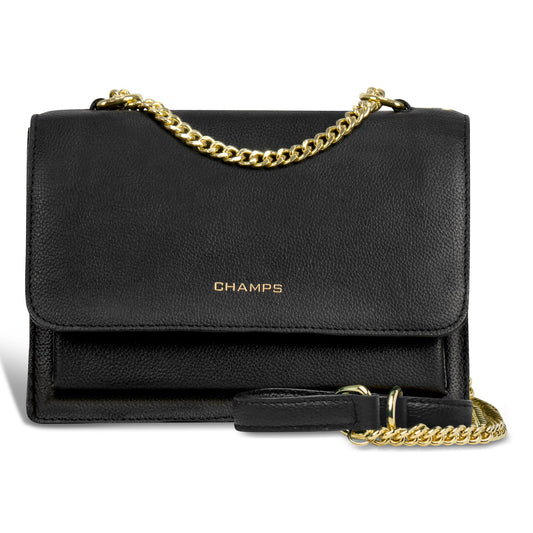 GALA / LEATHER CLUTCH SHOULDER BAG