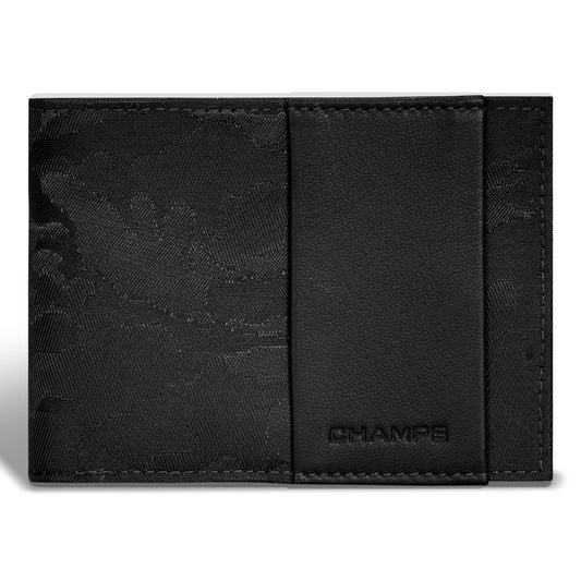 Camo / Leather Center Wing Wallet