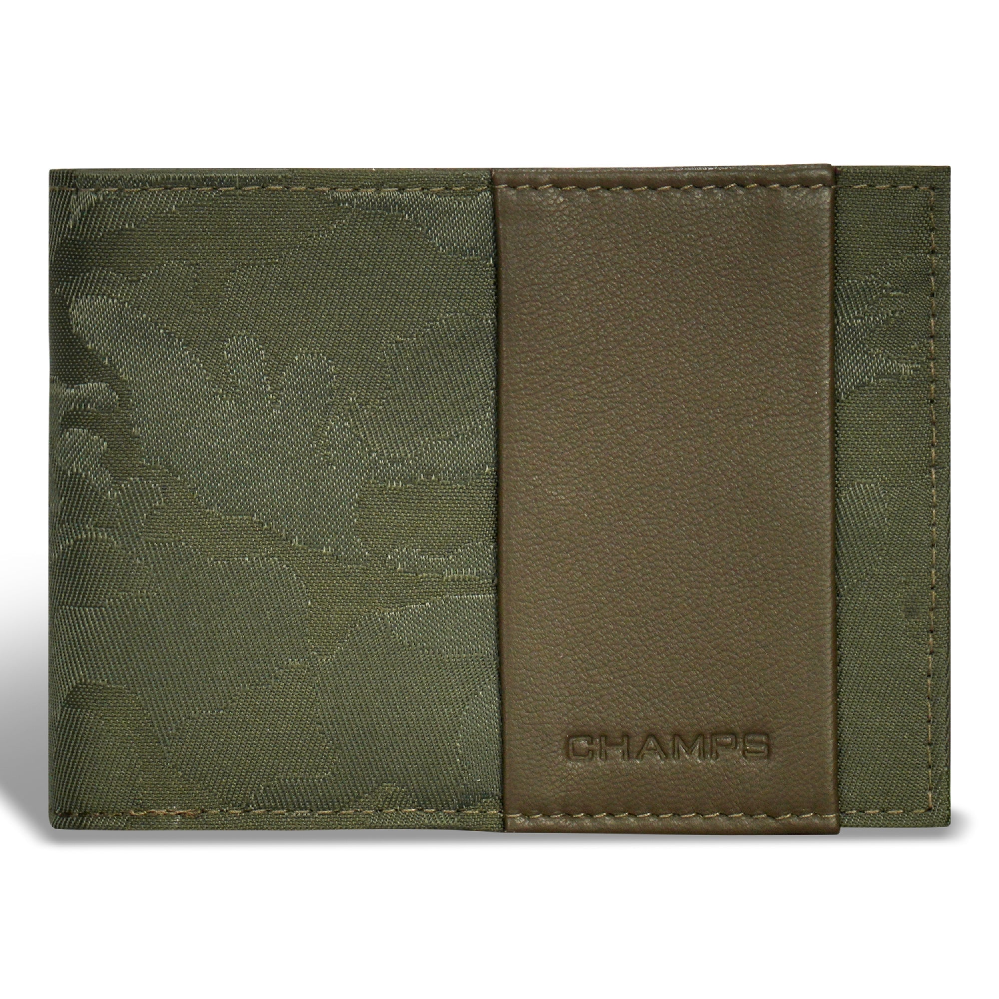 Camo / Leather Center Wing Wallet 7