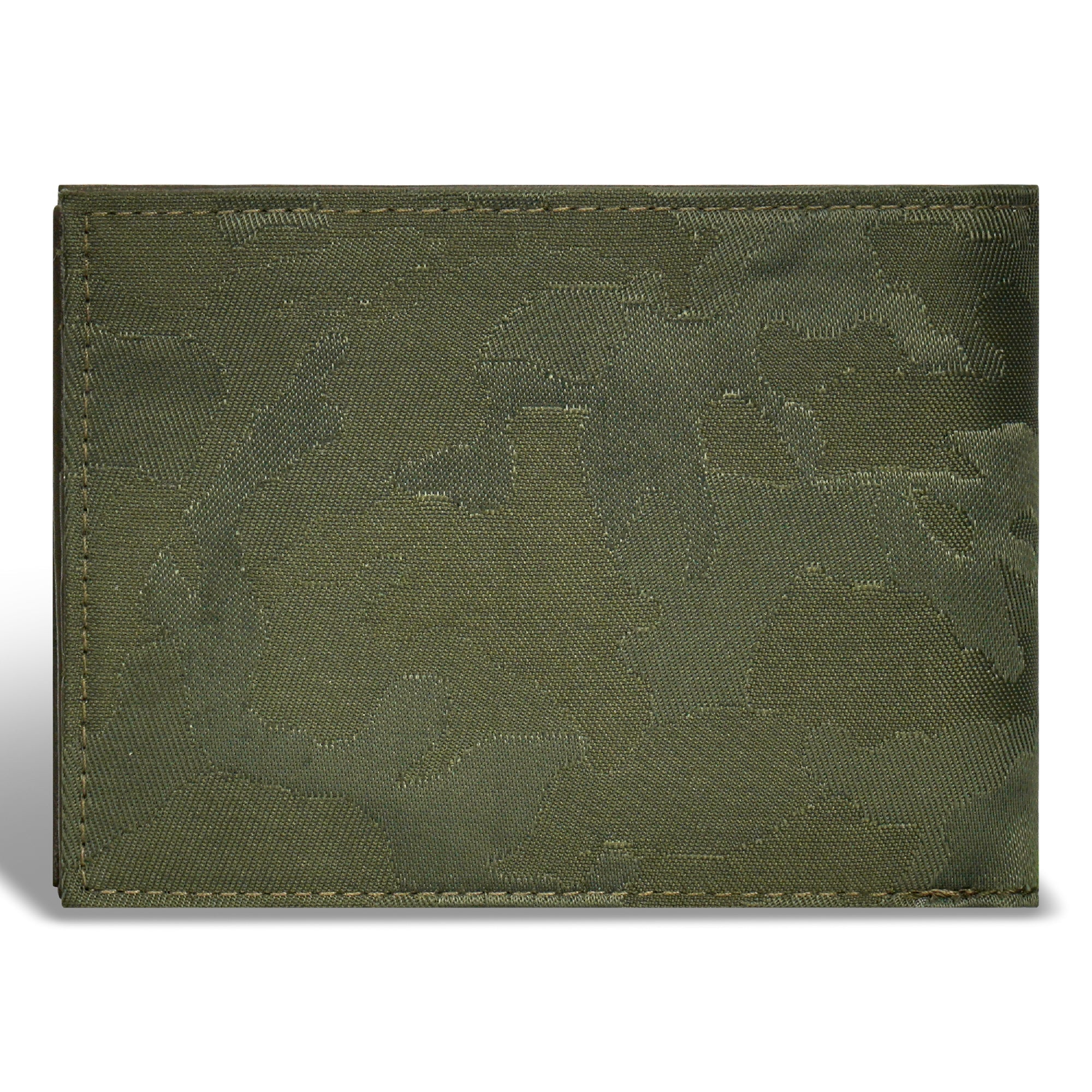 Camo / Leather Center Wing Wallet 8